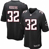 Nike Men & Women & Youth Falcons #32 Rodgers Black Team Color Game Jersey,baseball caps,new era cap wholesale,wholesale hats